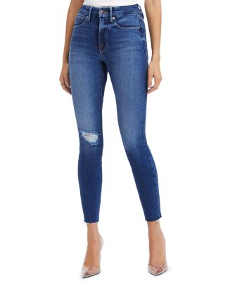 Good American Good Legs High Rise Cropped Skinny Jeans in I231 ...