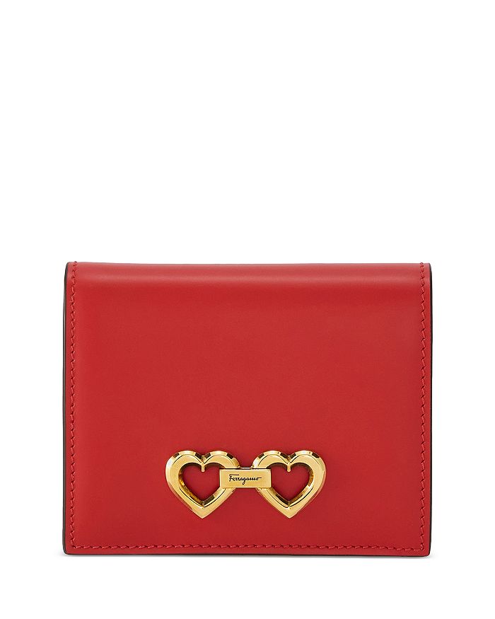 Wallets & purses Salvatore Ferragamo - Gancini black and red small