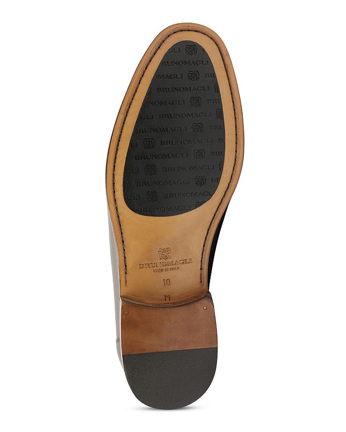 Bruno Magli Men's Trieste Horse-bit Leather Loafers In Dark Brown Cervo