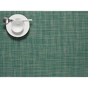 Chilewich Mini Basketweave Placemat, 14" X 19" In Ivy