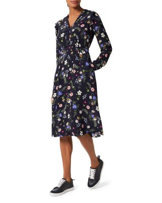HOBBS LONDON - Florentine Floral Print Shirt Dress