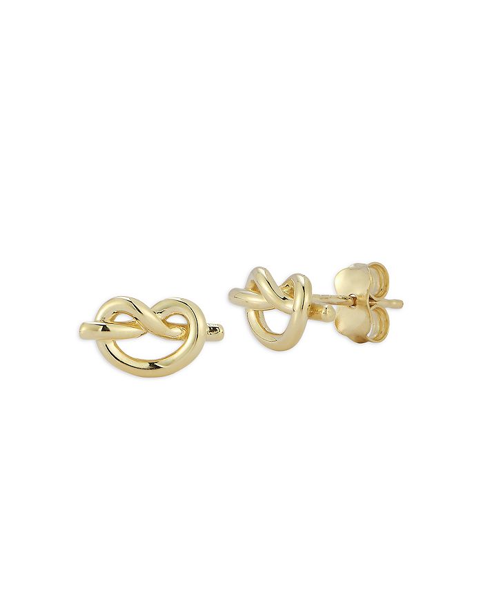 Bloomingdale's - Knot Stud Earrings in 14K Yellow Gold - 100% Exclusive