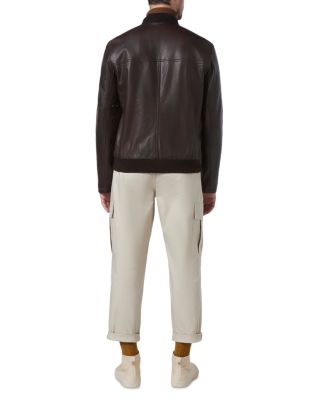 MacNeil Leather Bomber Jacket 