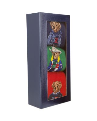 Polo Ralph Lauren - 3-Pk. Bear Socks Gift Box