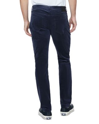 Lennox Slim Fit Corduroy Pants in Deep Anchor