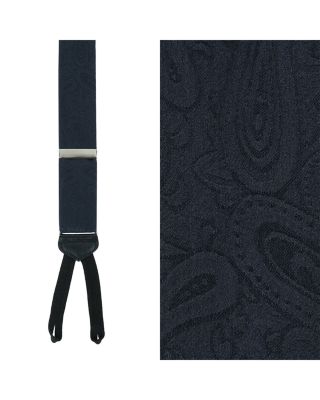 Banbury Black Paisley Formal Suspenders