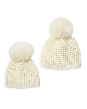 Kyi Kyi Mommy and Me Beanies, Set of 2 - Baby, Little Kid, Big Kid Kyi Kyi Mommy and Me Beanies, Set of 2 - Baby, Little Kid, Big Kid