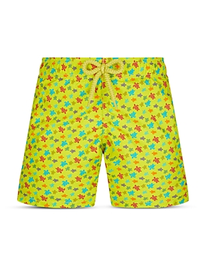 Vilebrequin Boys' Micro Print Swim Trunks - Little Kid, Big Kid In Gingembre