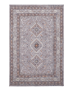Feizy Francisco 39gbf Area Rug, 4' X 6' In Gray Rust