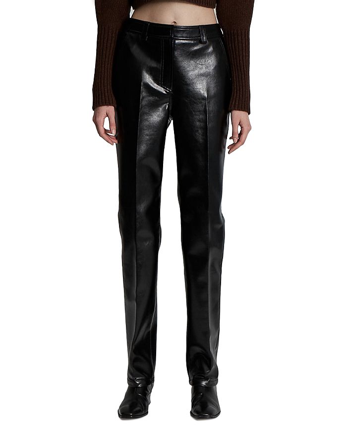 LVIR Glitter Faux Leather Pants | Bloomingdale's