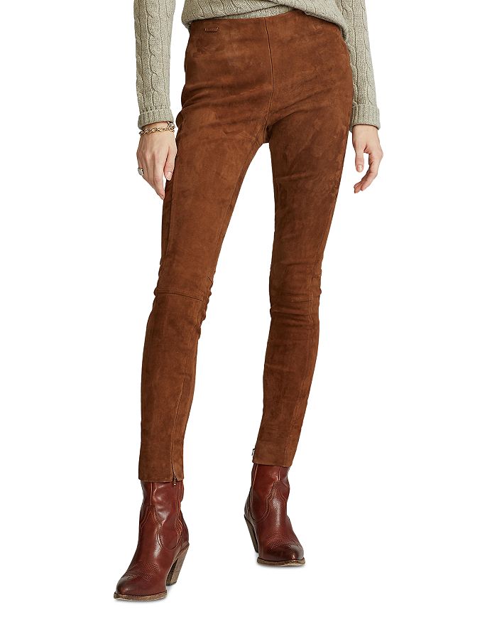Top 51+ imagen ralph lauren leather pants brown - Thptnganamst.edu.vn
