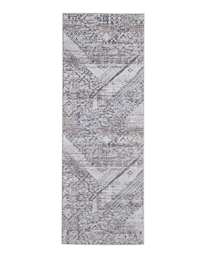 Feizy Francisco 39ggf Runner Area Rug, 2'10 X 8' In Ivory Gray