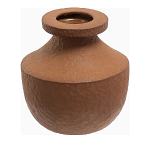 Shop Moe's Home Collection Attura Decorative Ceramic Vessel In Brown