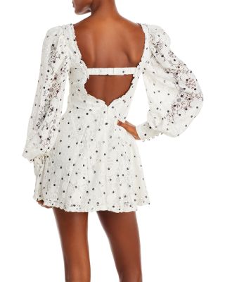 Lovedrobe Damen Abendkleid Mit Pailletten – Mini-Länge, Puffärmel, A-Linie, 100% Polyester, In 10 UK/ EU Größen
