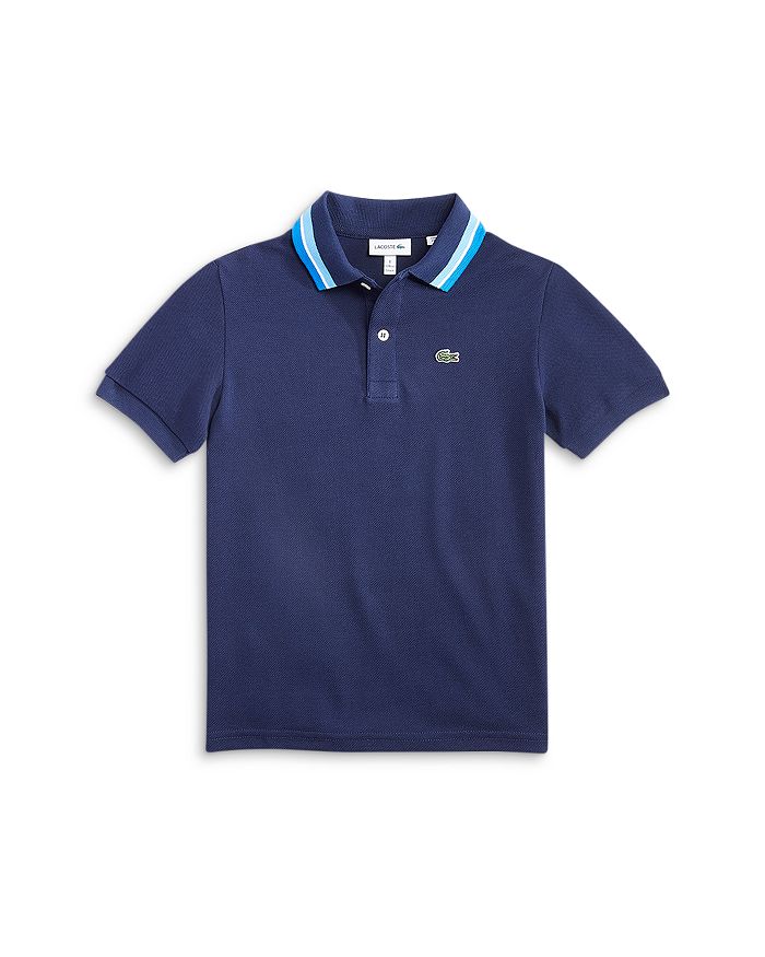 Lacoste Boys' Pique Tipped Polo - Little Kid, Big Kid | Bloomingdale's