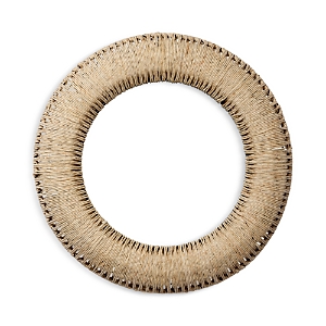 Jamie Young Round Hollis Mirror In Natural