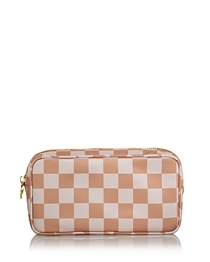 Stoney Clover Lane Checkered Small Pouch - 150th Anniversary Exclusive In Brown Checker