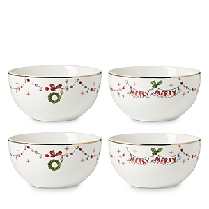 LENOX GRINCHIE GIFTS ALL PURPOSE BOWLS, SET OF 4