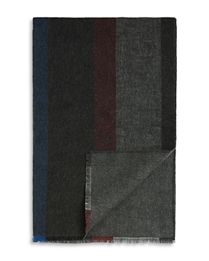 The Men's Store At Bloomingdale's Reversible Woven Scarf In Gray