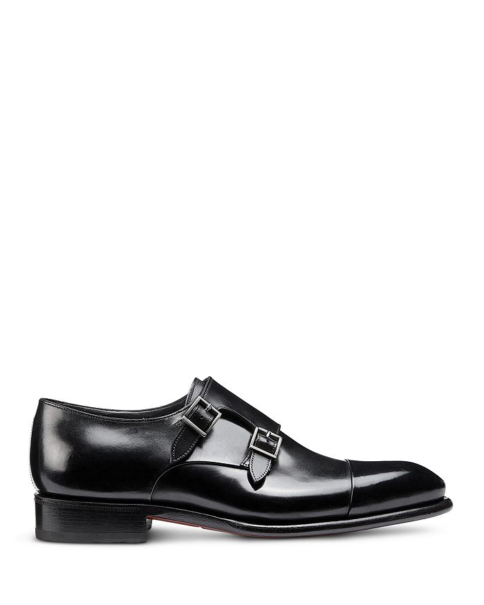 Santoni Men's Carter Cap Toe Double Monk Strap Dress Shoes | Bloomingdale's