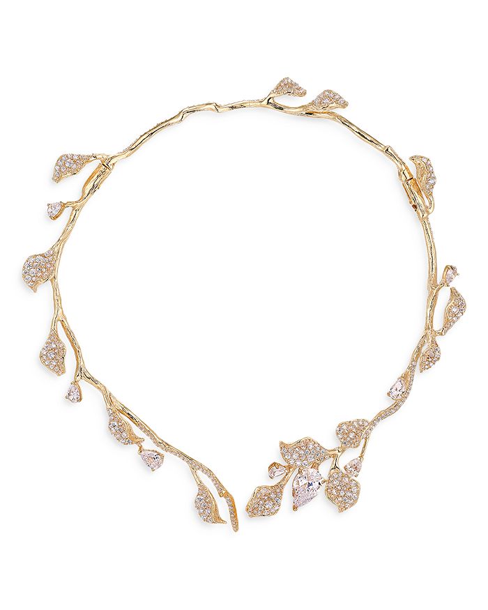 Faux diamond collar on sale necklace