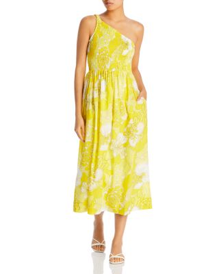Faithfull the Brand Womens Khalani Midi Dress Yellow Size 10 | eBay