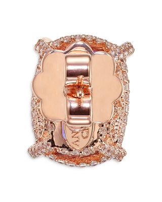 Supernova Synthesized Ruby Cushion Wing Stud Earrings