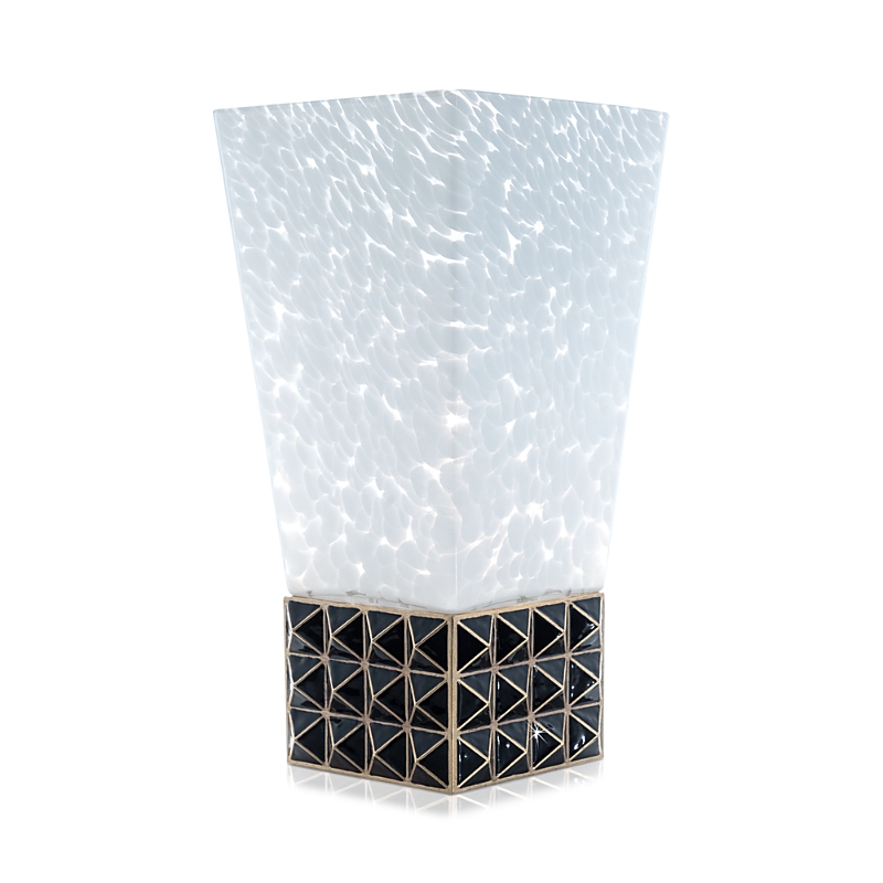 Jay Strongwater Pyramid Vase In Multi