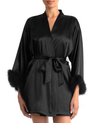 In Bloom by Jonquil - Noelle Feather Trim Robe