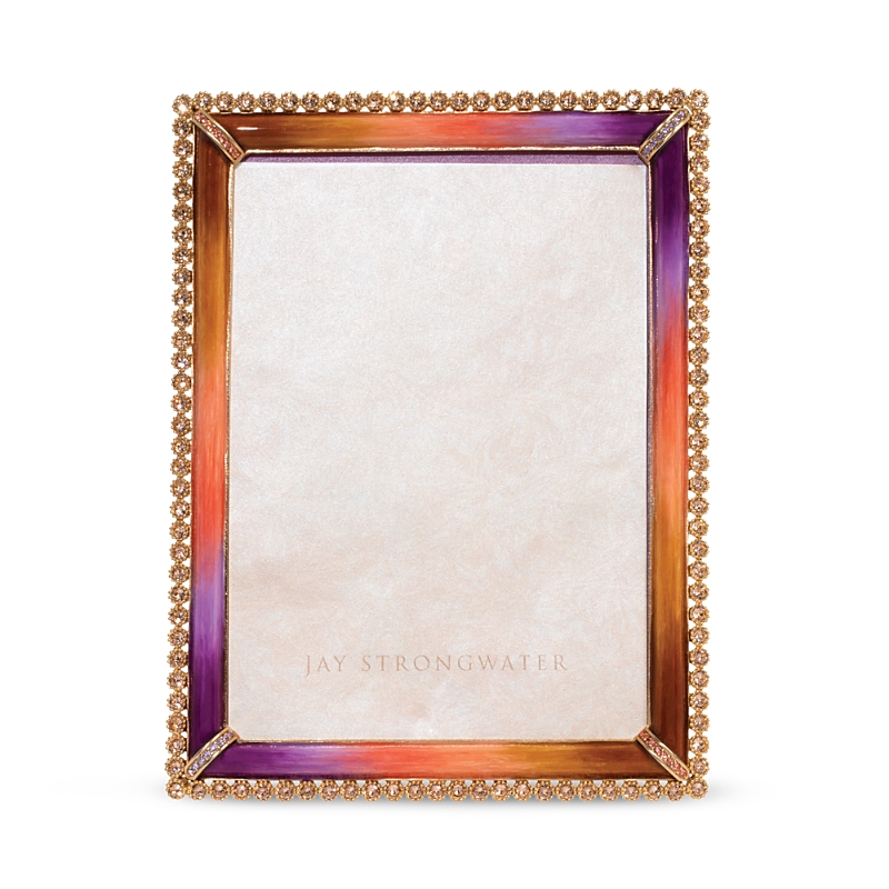 Jay Strongwater Stone Edge Picture Frame, 5" X 7" In Autumn