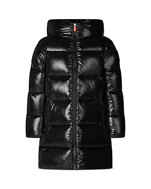 Save The Duck Girls' Millie Hooded Puffer Coat - Little Kid, Big Kid Save The Duck Girls' Millie Hooded Puffer Coat - Little Kid, Big Kid