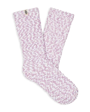 Ugg Adah Cozy Chenille Sparkle Socks In Lilac Ftost