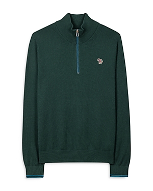 Ps By Paul Smith Quarter Zip Pullover Sweater In 37