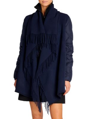 Moncler cape coat sales