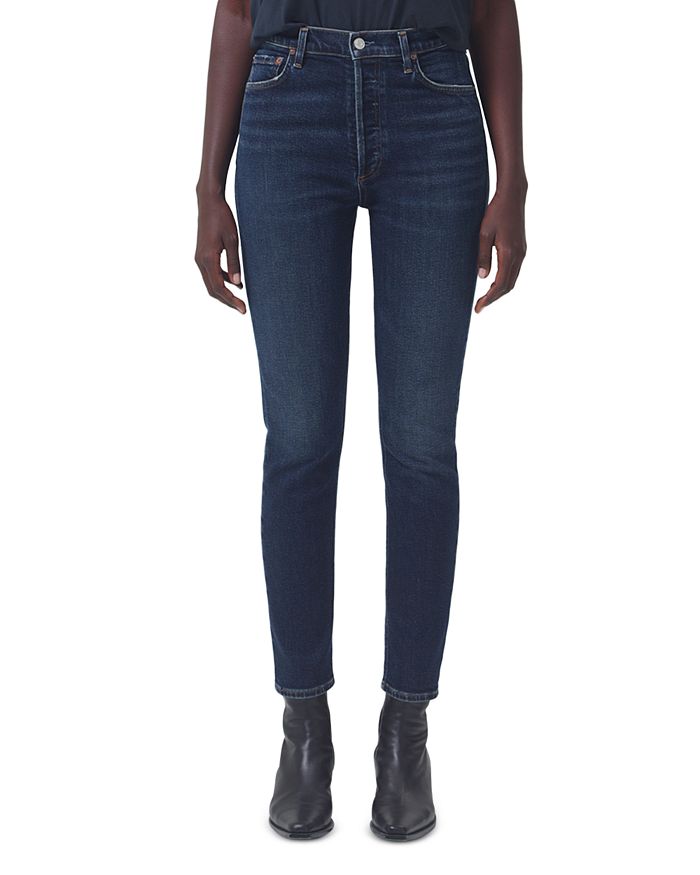 AGOLDE Nico High Rise Slim Leg Jeans in Ovation | Bloomingdale's