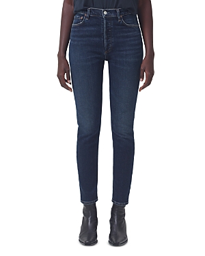 Shop Agolde Nico High Rise Slim Leg Jeans In Ovation In Ovation (m
