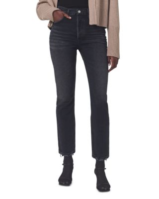Citizens of Humanity - Jolene High Rise Straight Jeans in Stormy