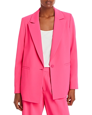 Alice And Olivia Denny Blazer In Wild Pink