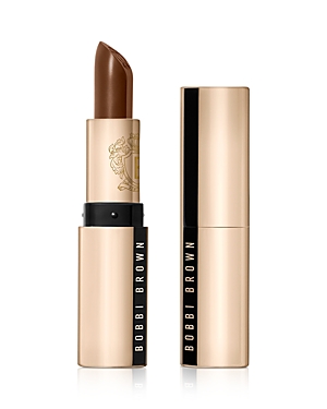 Shop Bobbi Brown Luxe Lipstick In Brownstone