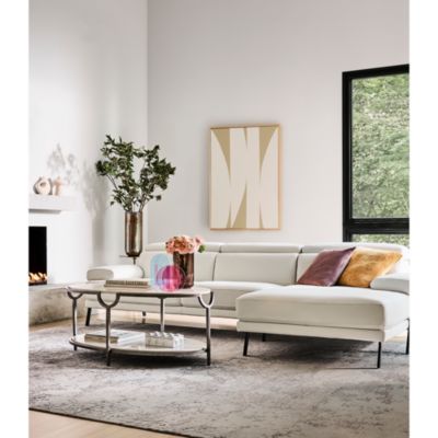 Esposta 2-Piece Leather Sectional