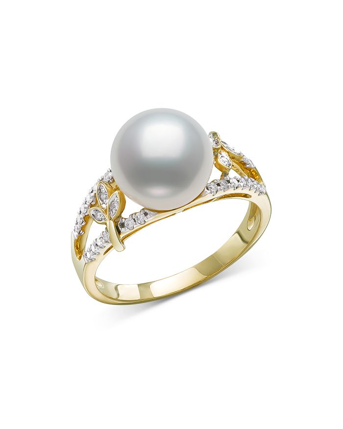 Cultured Pearl Ring, 14k Yellow Gold - Mills Jewelers