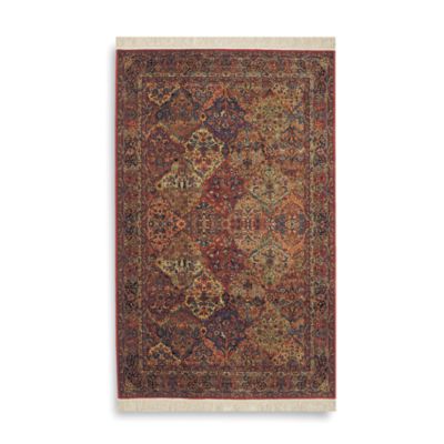 Karastan - 700 Series 717 Multi-Panel Kirman Area Rug, 10' x 14'