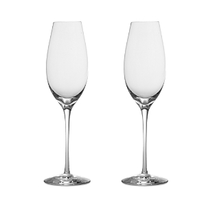Orrefors Difference Sparkling Wine Glass, Set Of 2 In Clear
