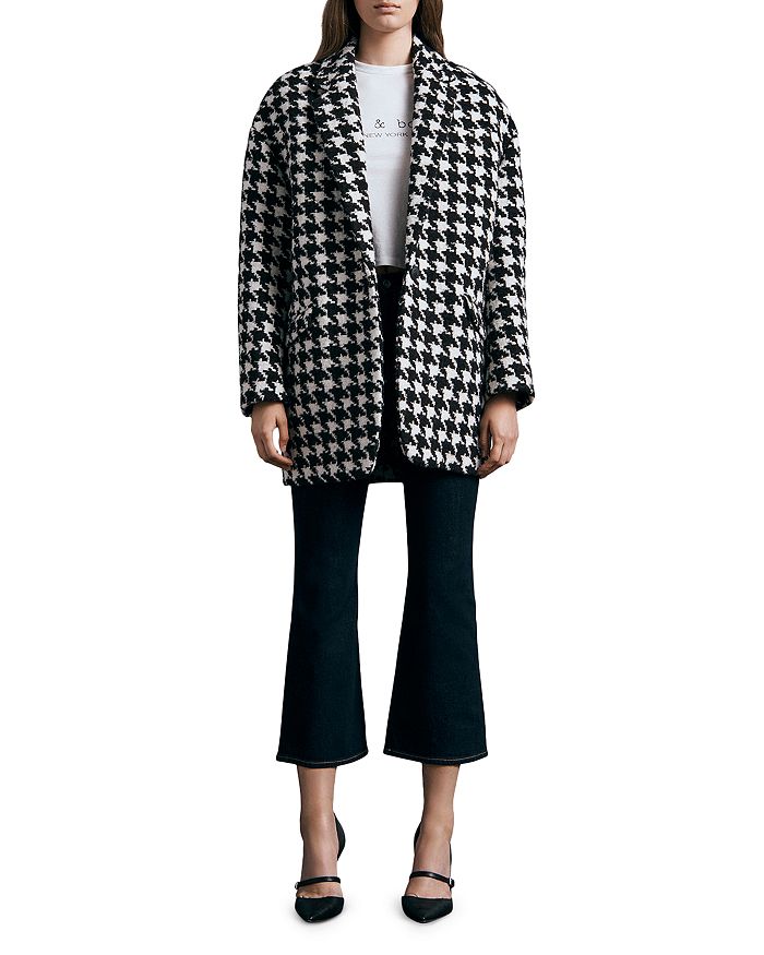 Rag and bone houndstooth coat 2025