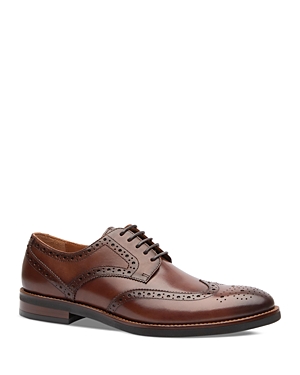 Shop Gordon Rush Men's Concord Lace Up Wingtip Dress Shoes In Whiskey
