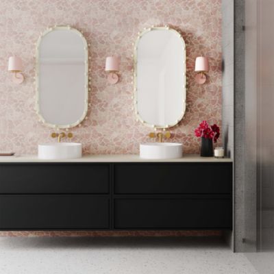  Bubbles Oval Wall Mirror