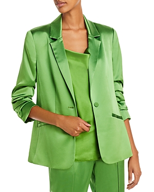 Cinq À Sept Cinq A Sept Kylie Satin Blazer In Grass