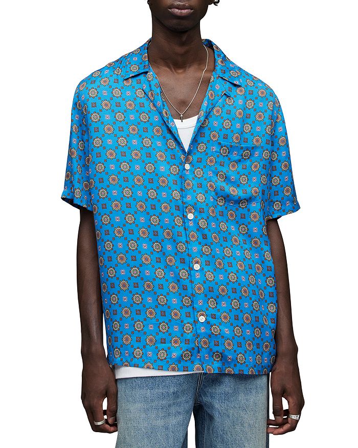 AllSaints 'Emblem' patterned shirt, Men's Clothing