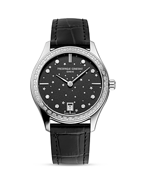 Shop Frederique Constant Classic Watch, 36mm In Black