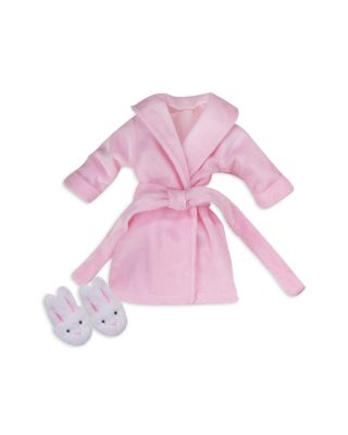 Kids Aurora Princess 18" Doll Pink Plaid Closet with Bathrobe & Slipper Pink - Ages 3-7